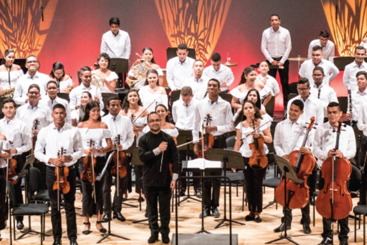 Orquesta Sinfónica de Cartagena en concierto en la Plaza San Pedro