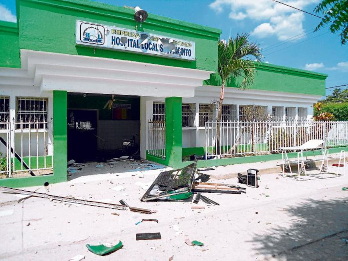Tras los disturbios del miércoles pasado, se abrió la urgencia del hospital. LILA LEYVA - EL UNIVERSAL