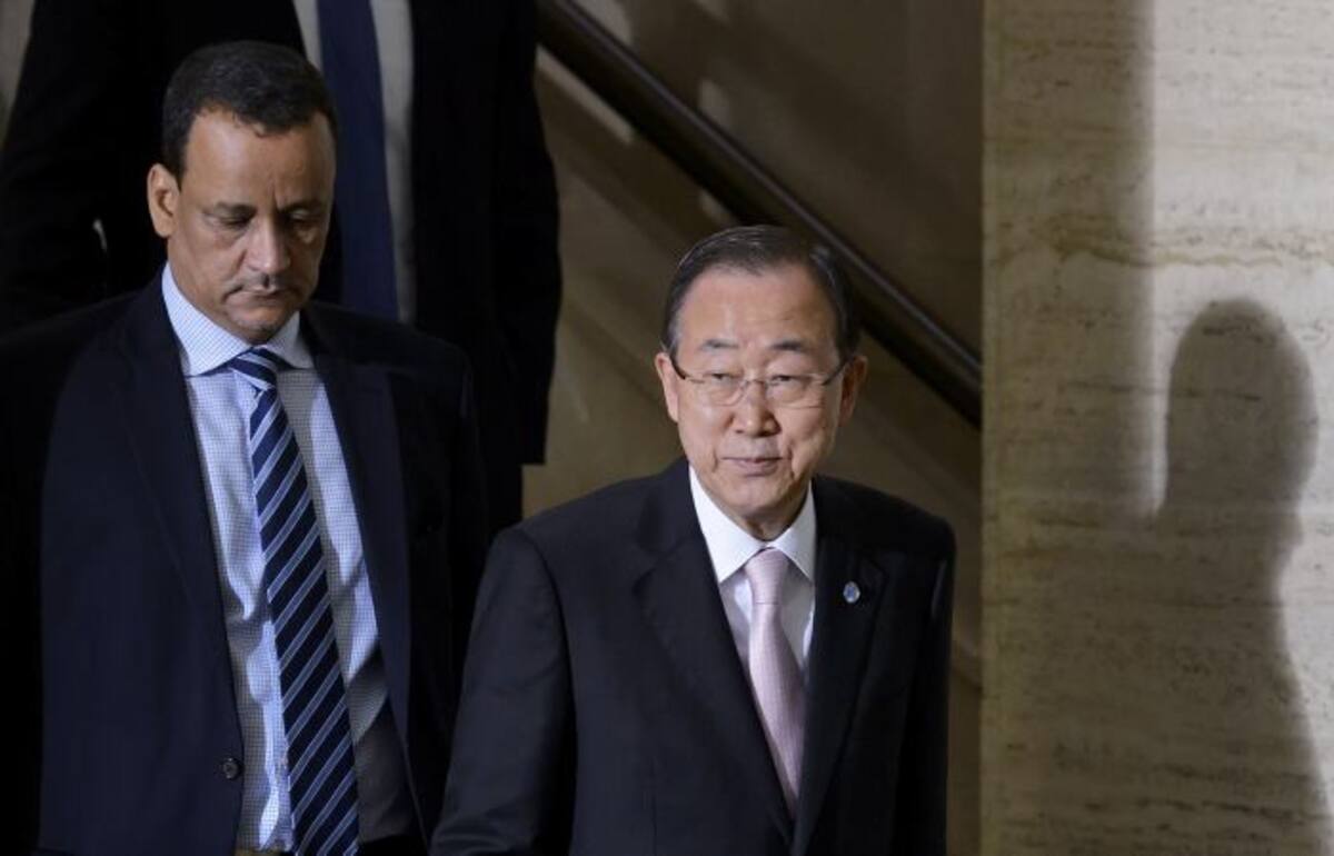 Ban Ki-moon, secretario general de Naciones Unidas. AFP FABRICE COFFRINI