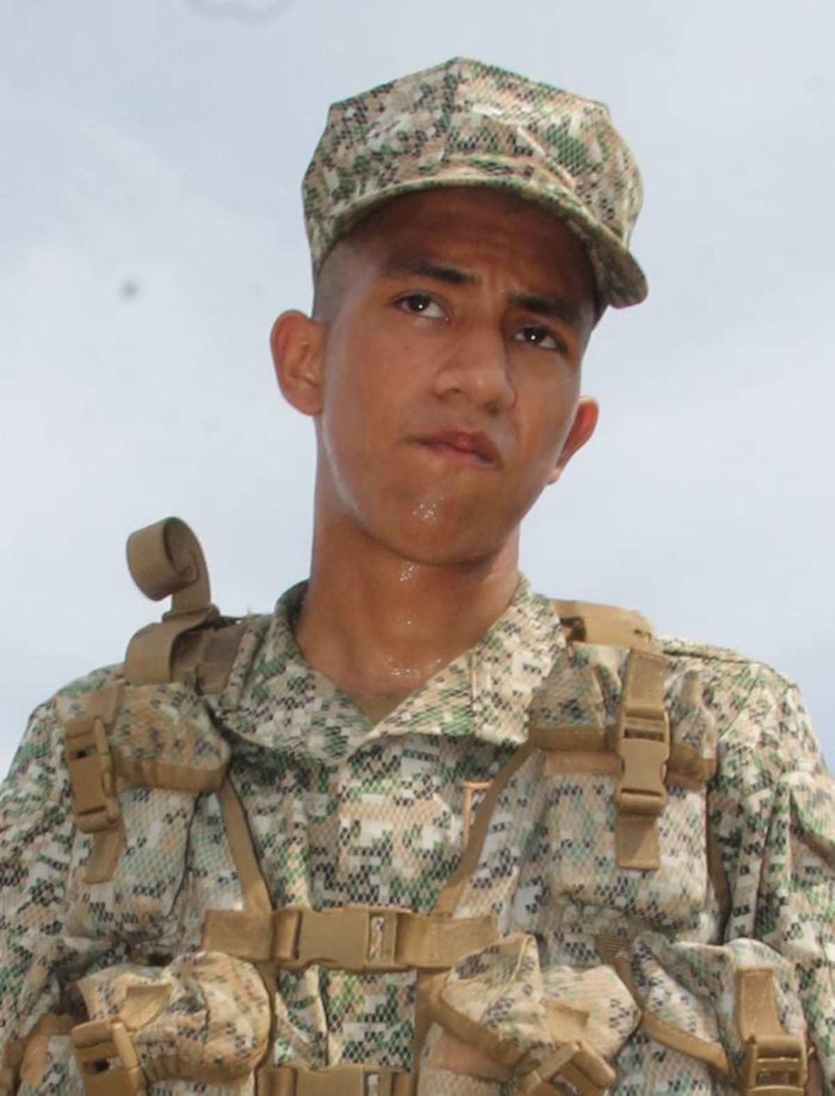 José Esneider Ramírez Murillo, Infante de Marina. Foto/ Manuel Santiago Pérez.