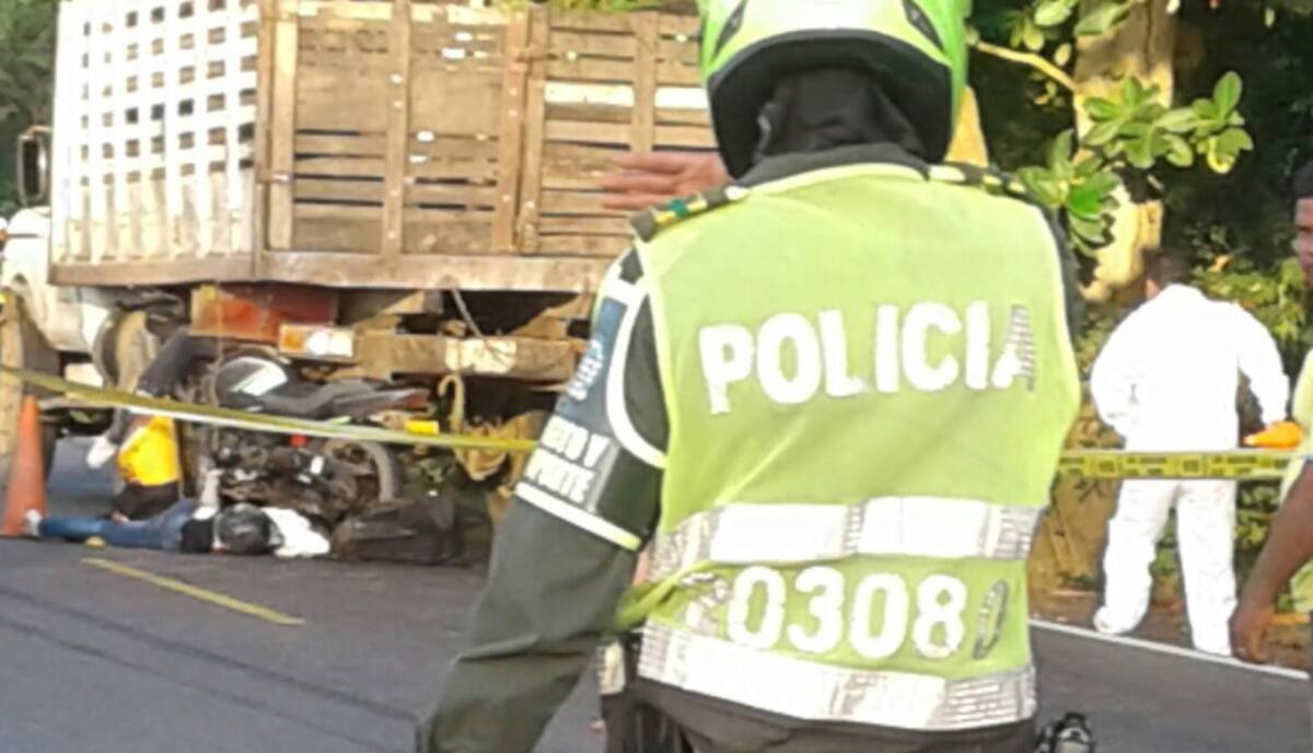 El accidente ocurrió a las 4:30 de la madrugada de ayer. Los esposos que murieron eran de Marialabaja.