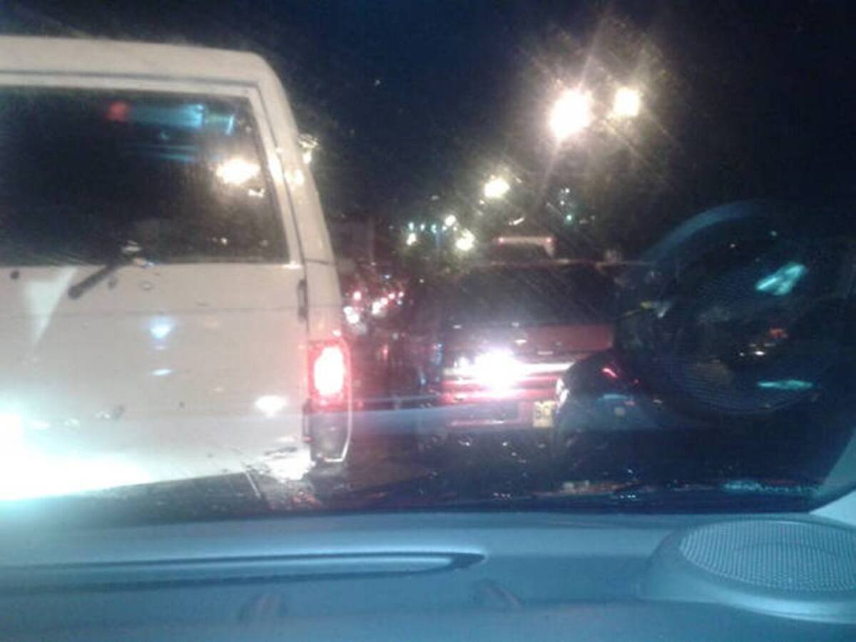 Trancón en Manga. Cortesía