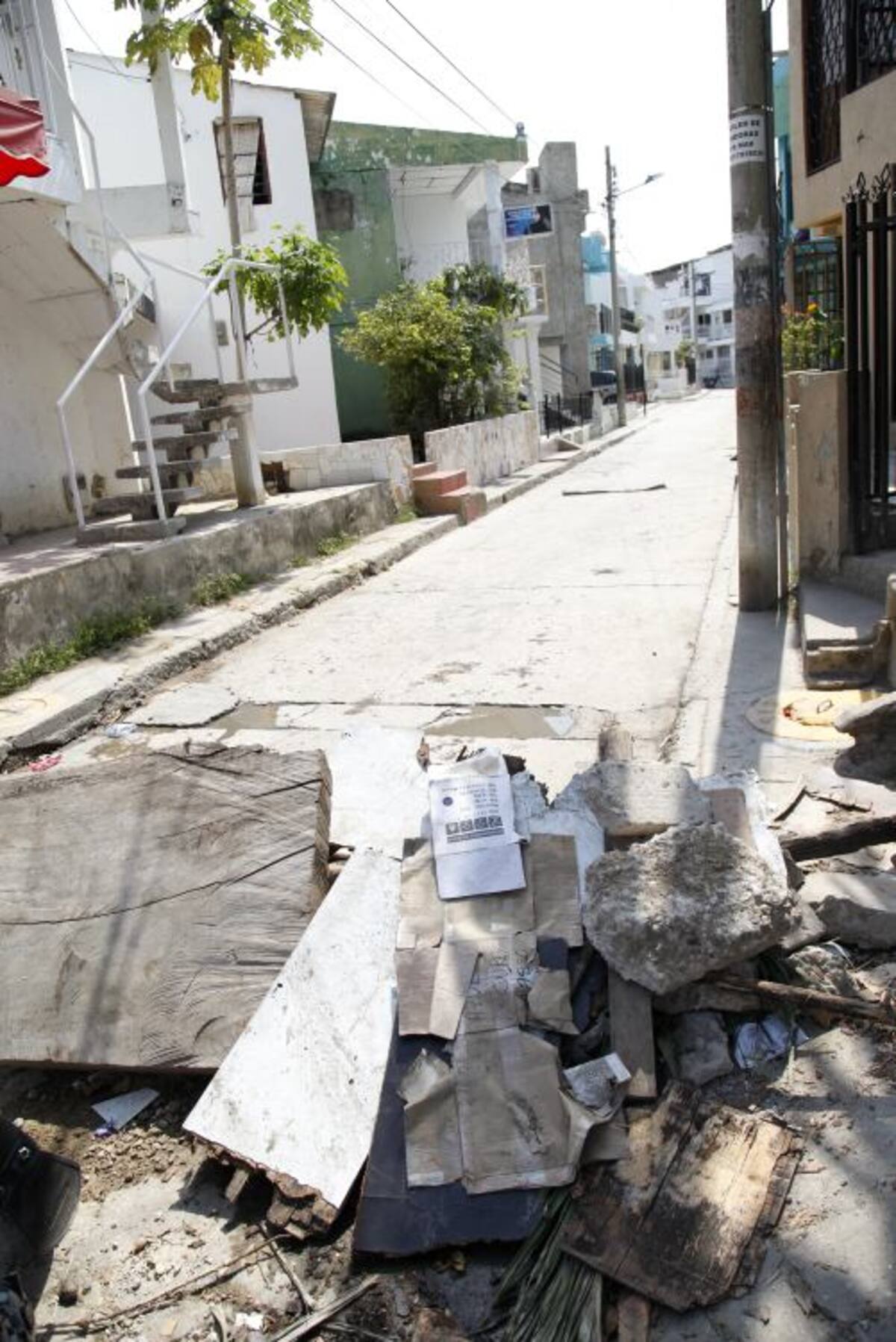 Son unas cinco calles del Plan 500A las bloqueadas. Aroldo Mestre-El Universal