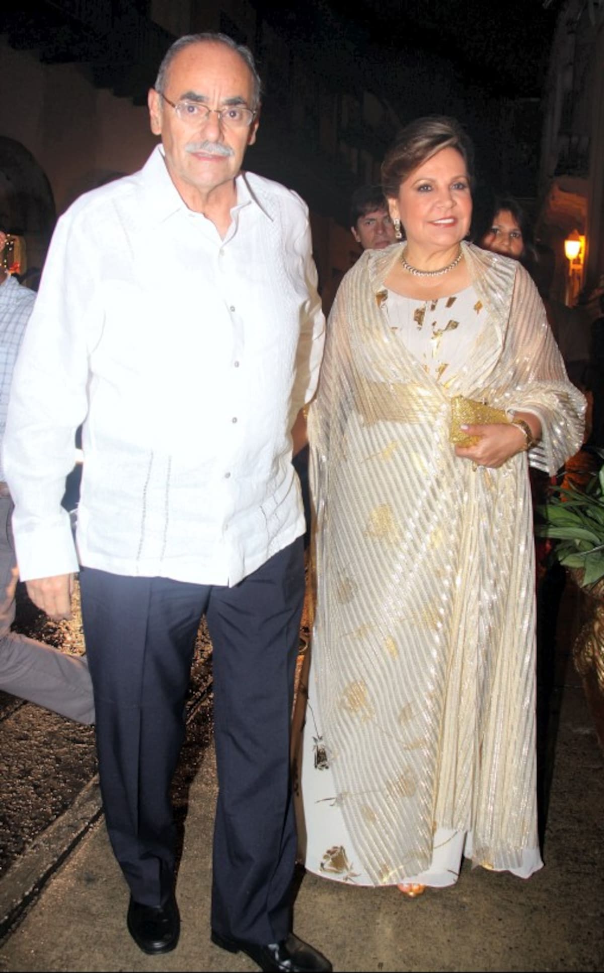 Horacio Serpa y Rosita de Serpa.