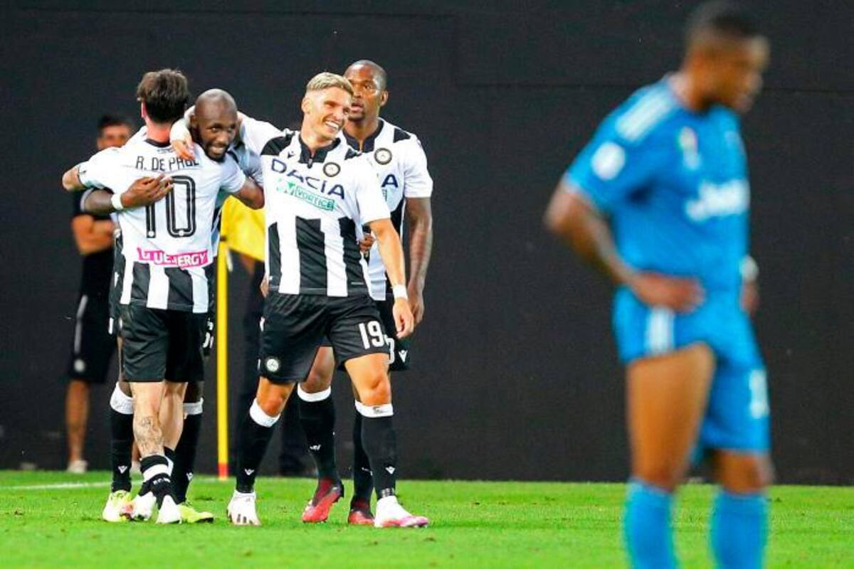 Juventus cae en Udinese y desperdicia su primera ocasión para ser campeón