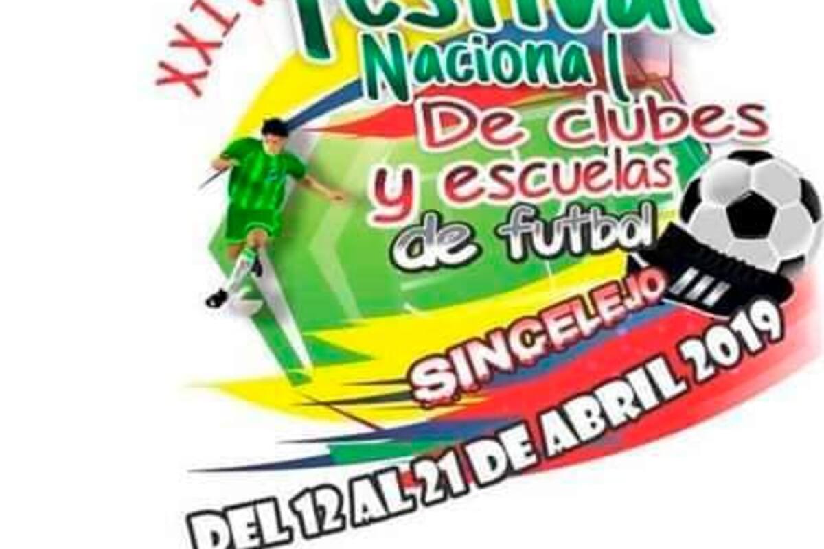 Todo listo en Sincelejo para el Festival Nacional de Clubes y Escuelas de Fútbol