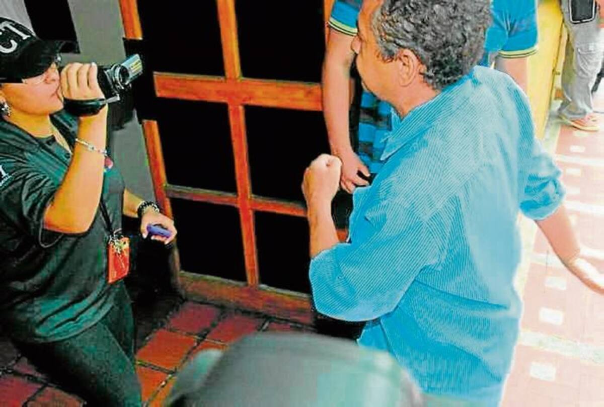 Momentos en que fue capturado el juez Ángel Aicardy, preso desde febrero.