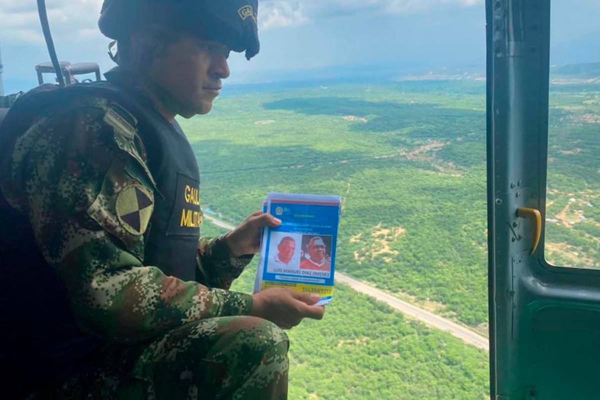 Refuerzan operación de búsqueda del papá de Lucho Díaz secuestrado por el Eln