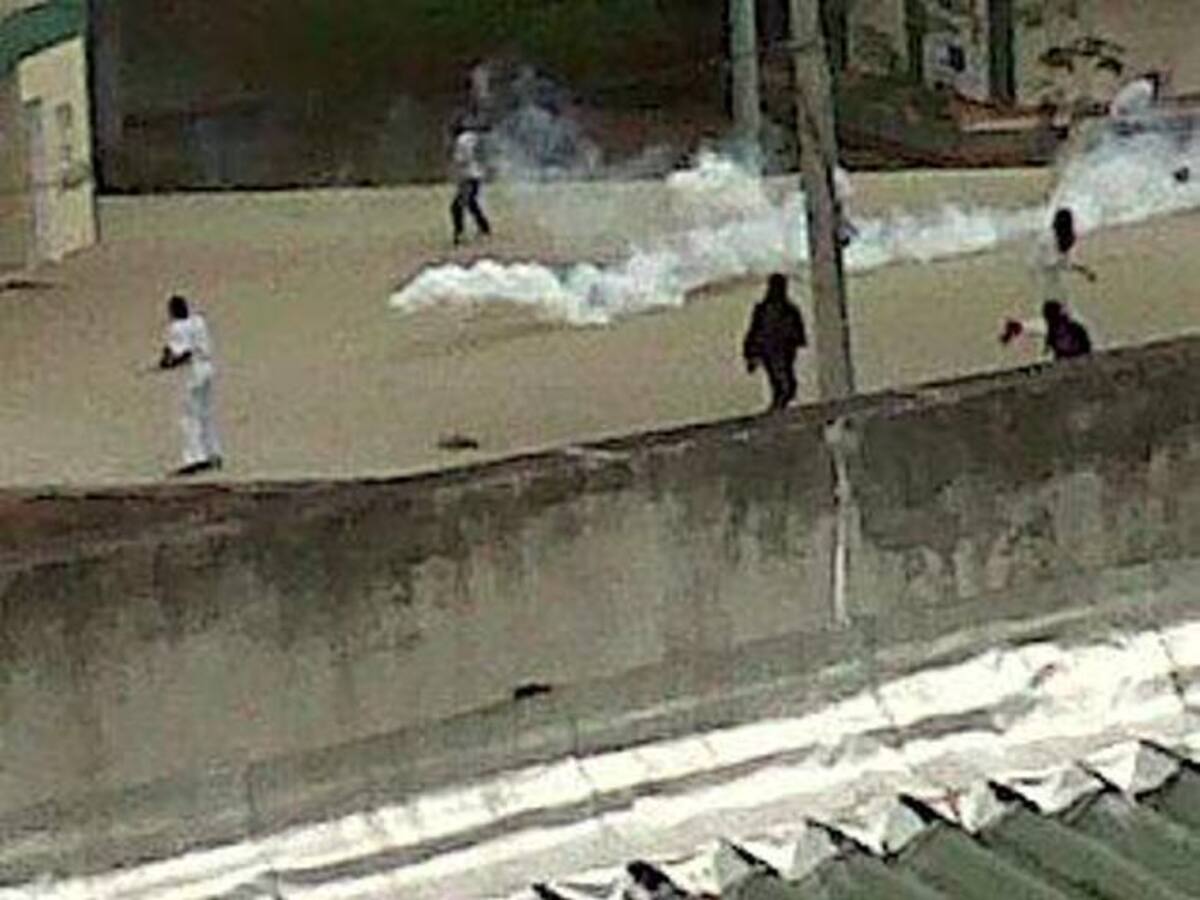 Disturbios en la Universidad de Córdoba. CORTESÍA