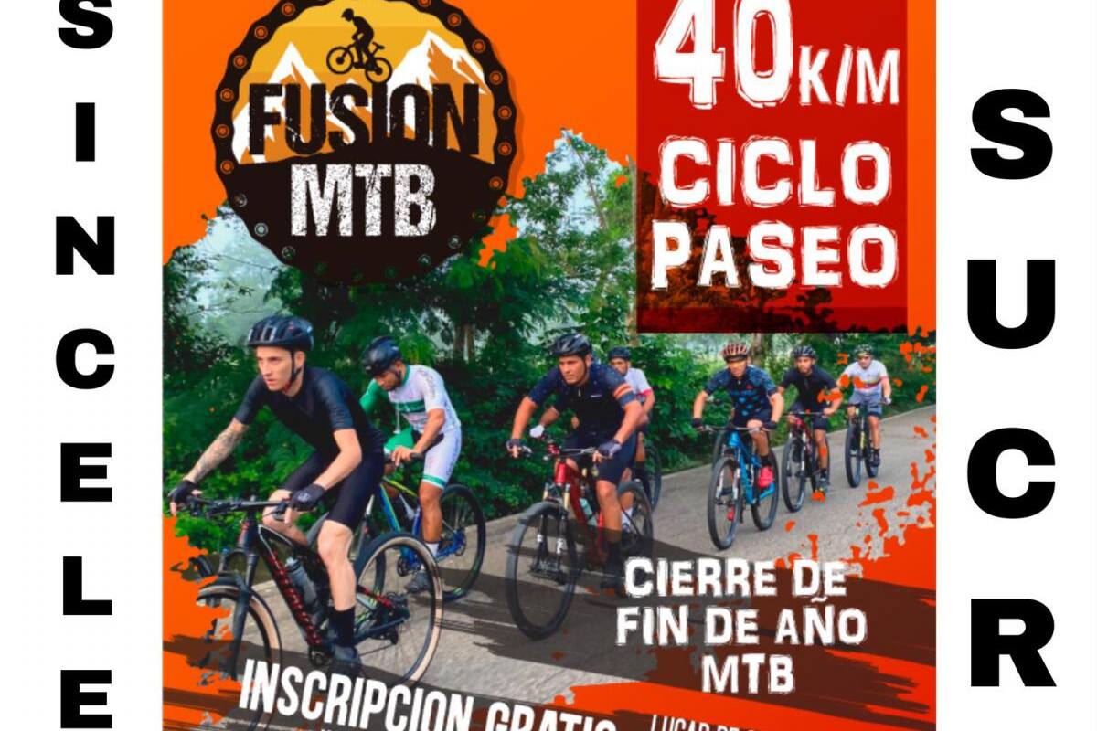 Ciclomontañistas sucreños volverán a fundirse en el Ciclopaseo Fusión MTB