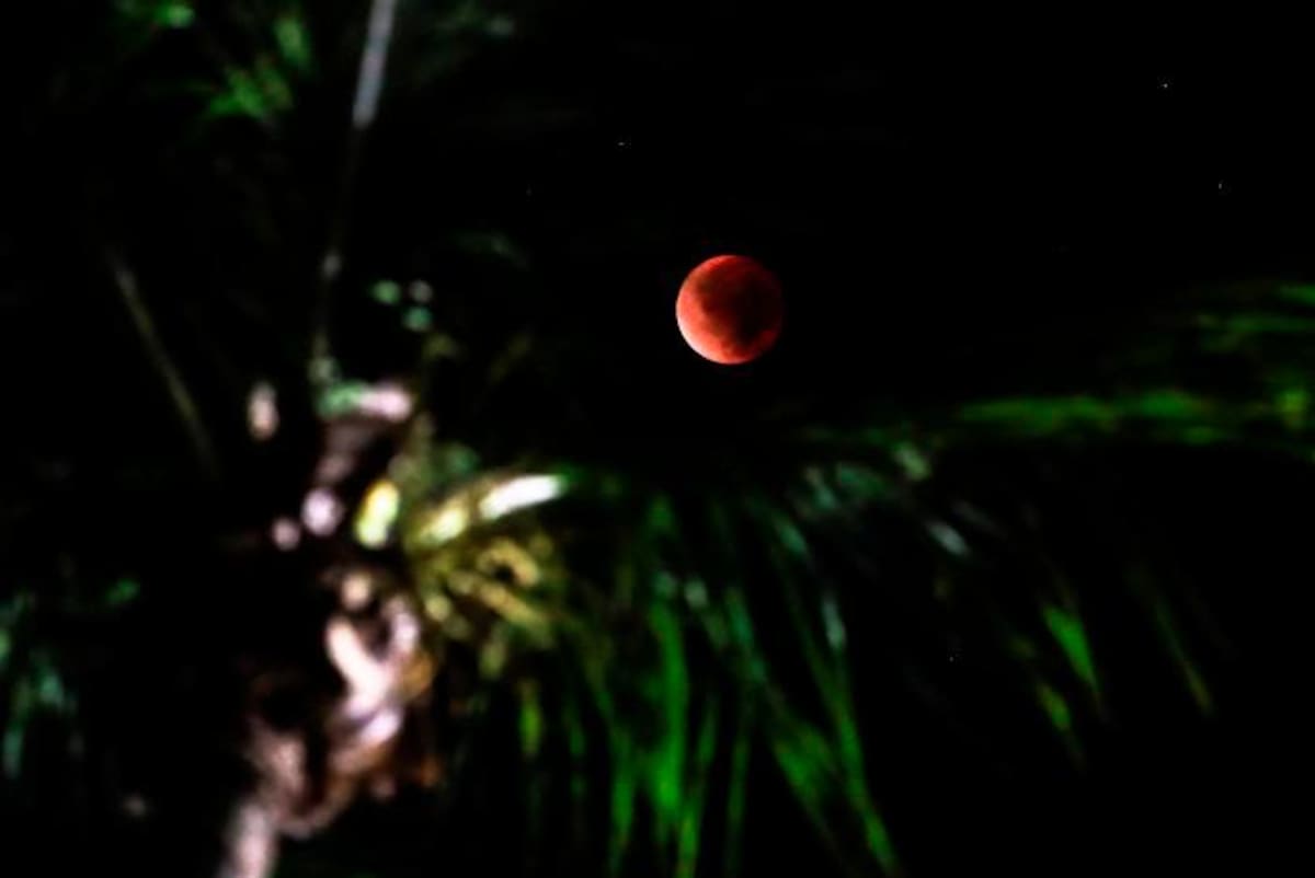 Así se vio el eclipse desde Río de Janeiro, Brasil. // EFE