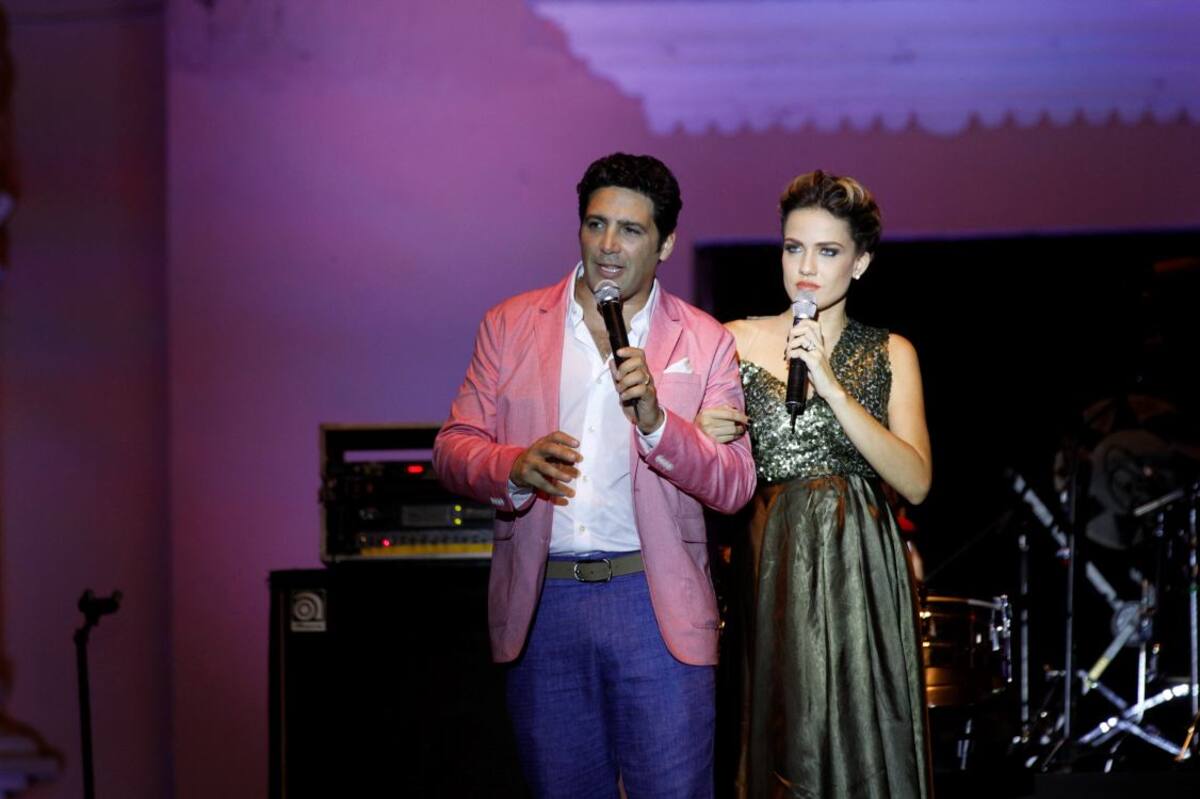 Agmeth Escaf y Carolina de Pombo.