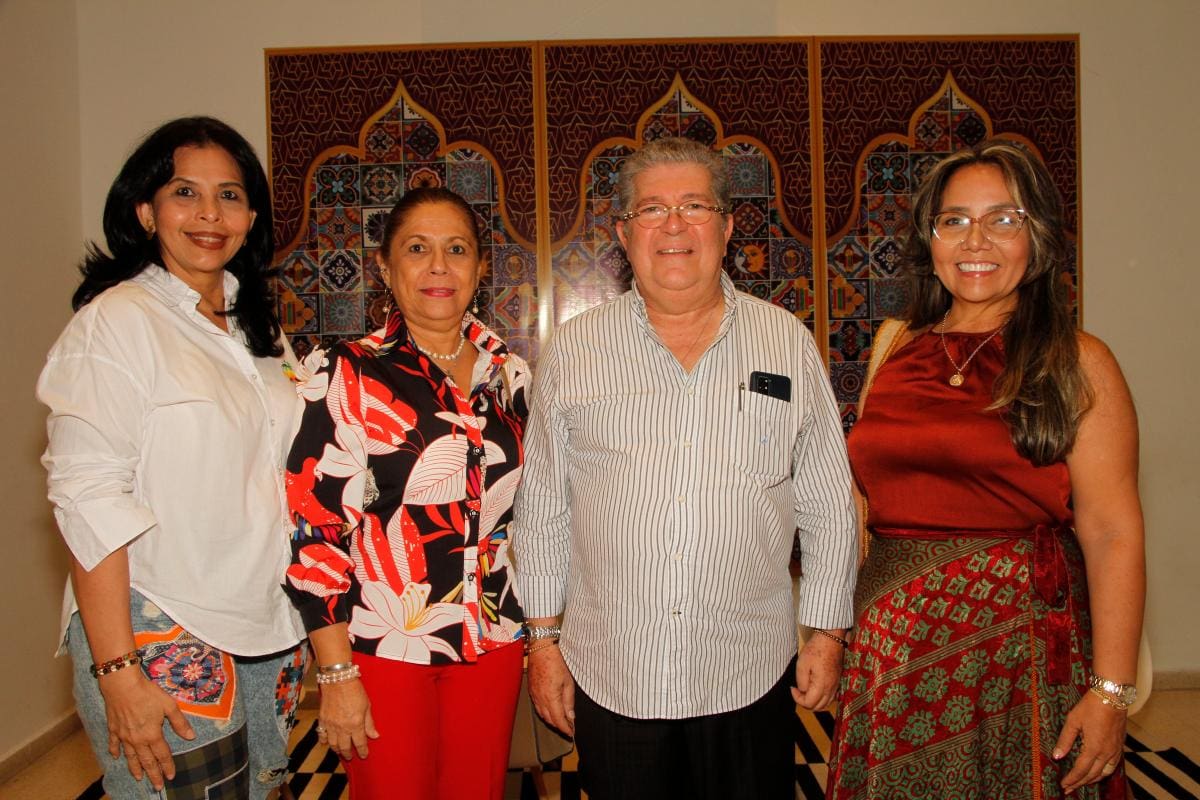Ximena Díaz, Érika Zabaleta, Carlos Burgos y Margarita Montes.