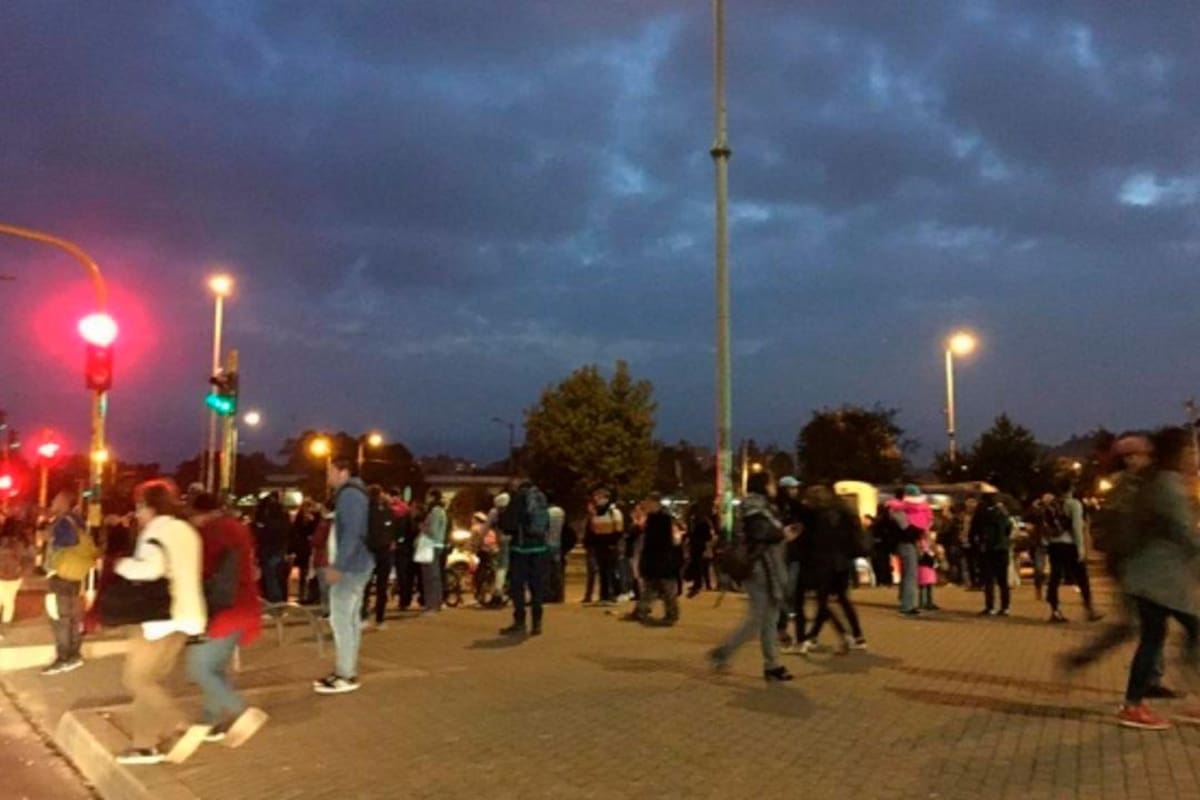 21E en Bogotá: nueva jornada de marchas origina bloqueos