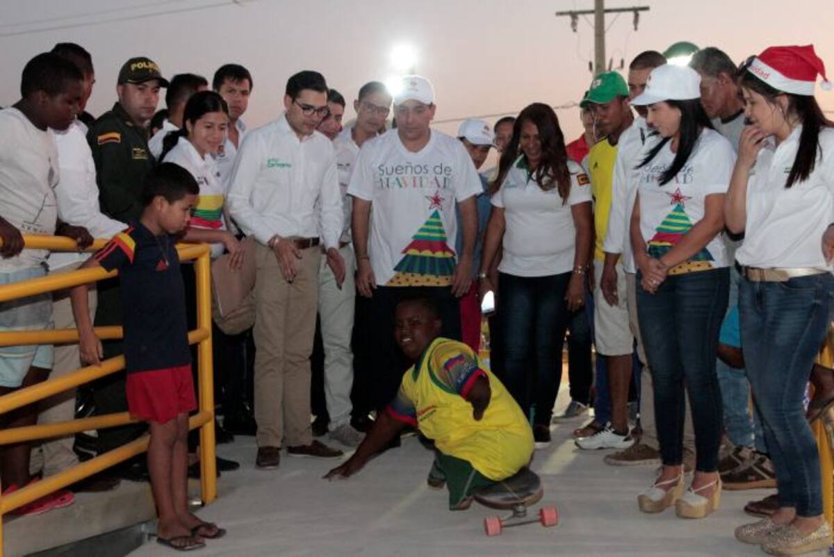 El primer parque inclusivo fue recibido con gozo por las personas con discapacidad. NAYIB GAVIRIA