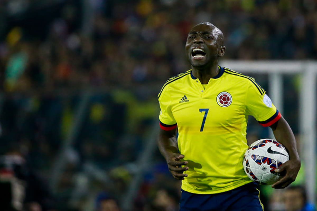 El jugador de la Selección Colombia, Pablo Armero. Colprensa