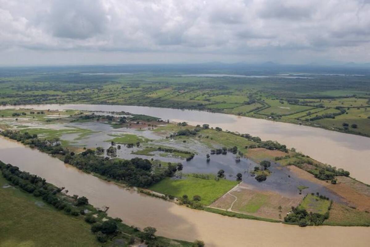 Vista panorámica de los municipios ubicados en el bajo Cauca bolivarense. Cortesía.