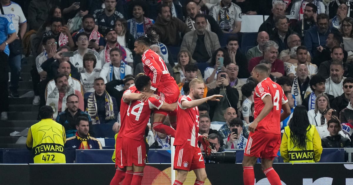 Bayern Munich defeated Real Madrid in Champions League, but the tie is open