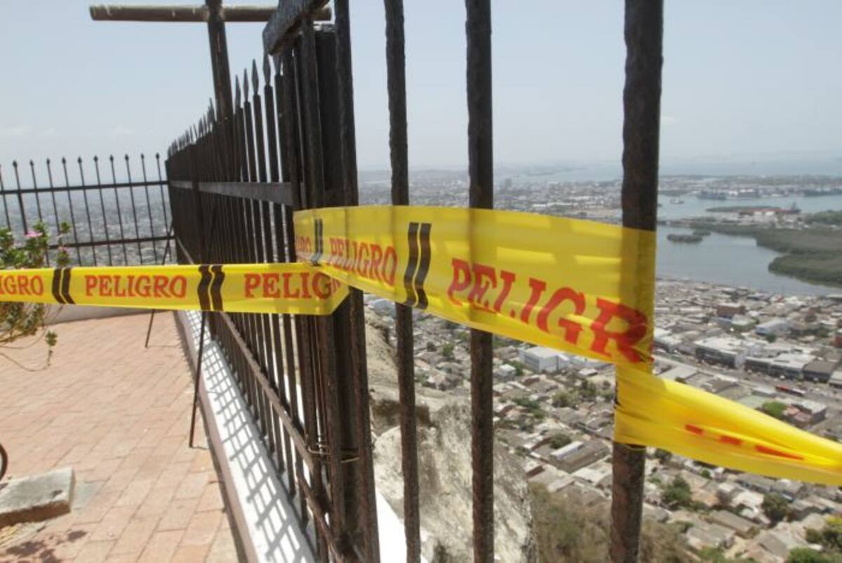 La zona fue cerrada. Julio Castaño-El Universal