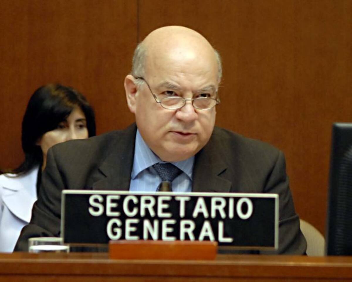 José Miguel Insulza, secretario General de la OEA. COLPRENSA