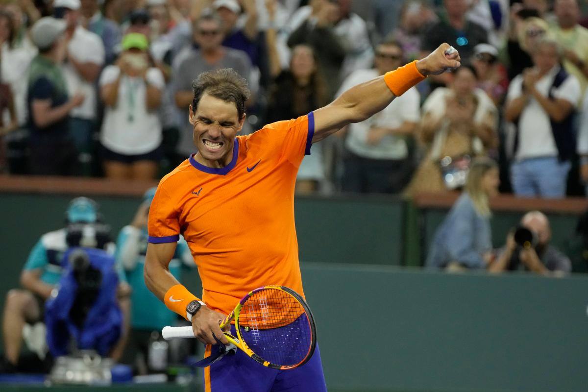 Nadal vence a su compatriota Carlos Alcaraz y va a final del Indian Wells