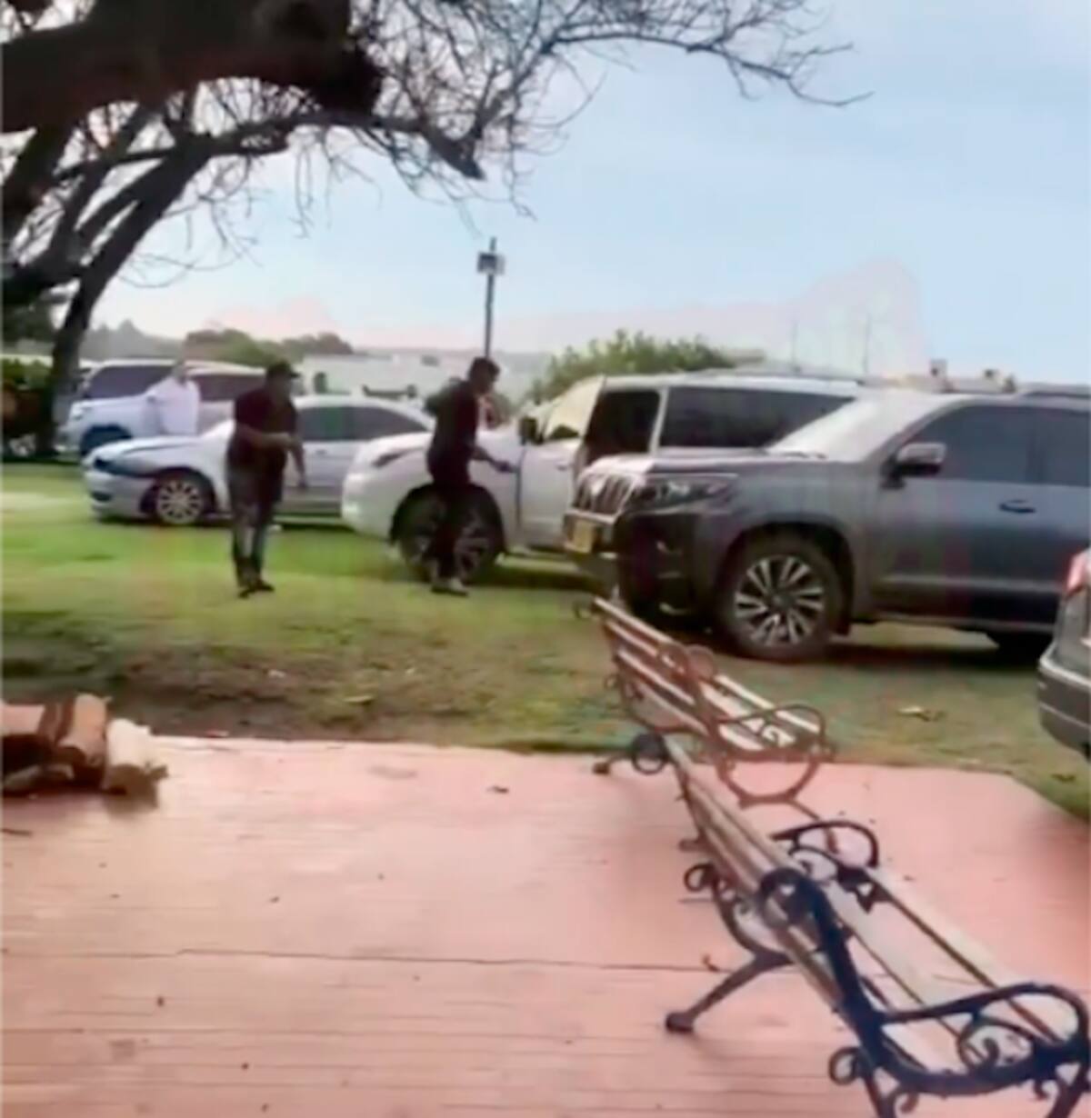 Cabaña en que ocurrió la balacera en Salgar.