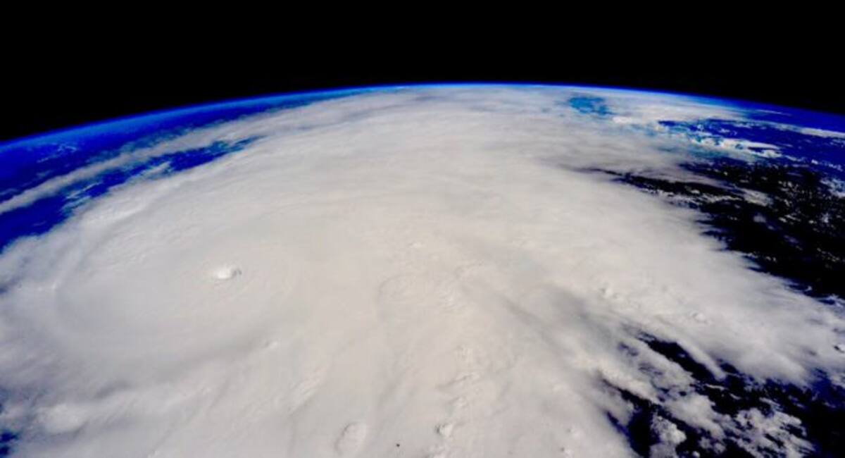 Imagen del Huracán Patricia desde la Estación Espacial Internacional AP Scott Kelly