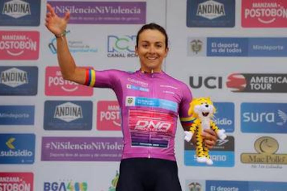 Diana Peñuela gana la primera etapa y es líder de la Vuelta a Colombia Femenina