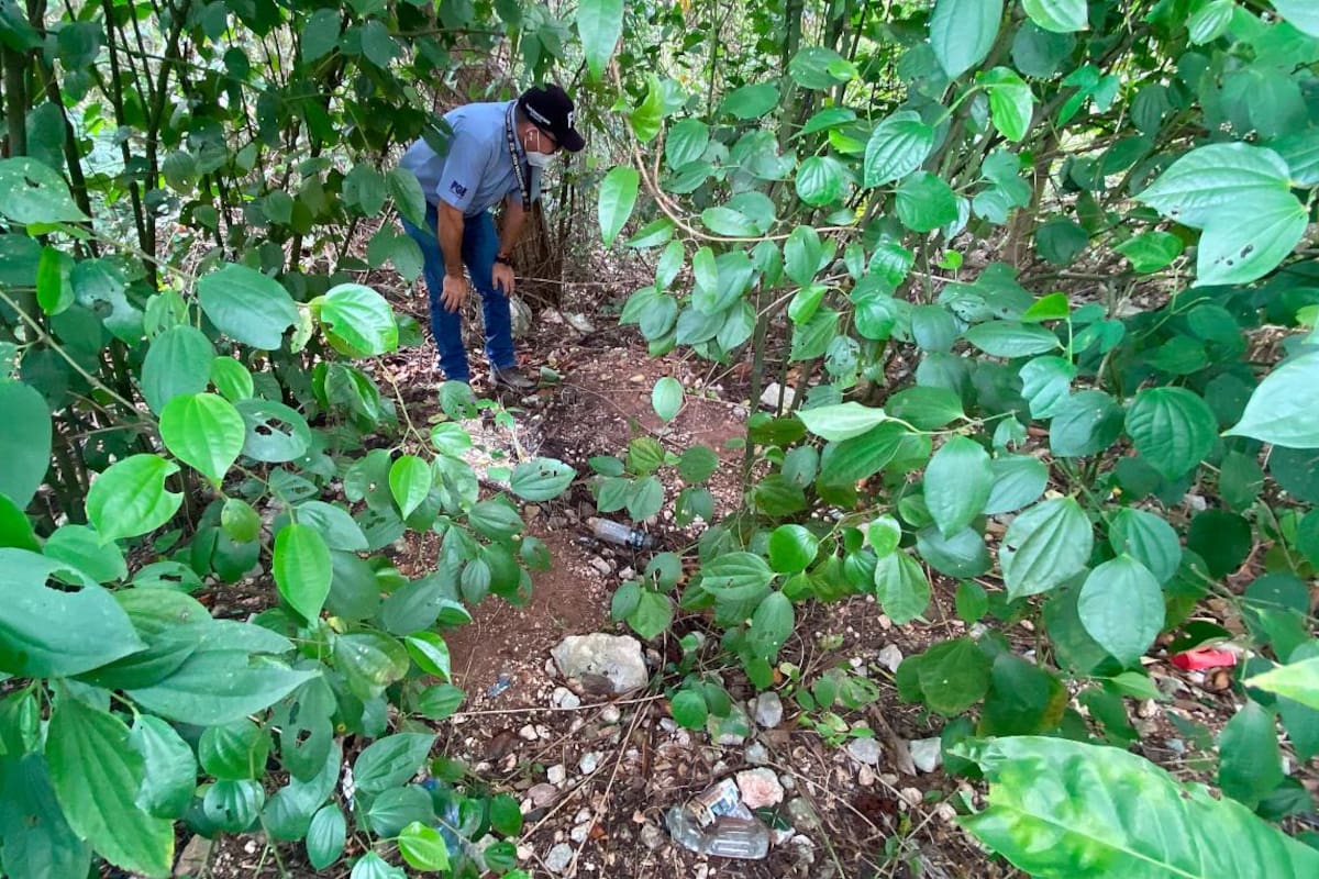 Encuentran en Cancún fosa clandestina con restos de cinco cuerpos