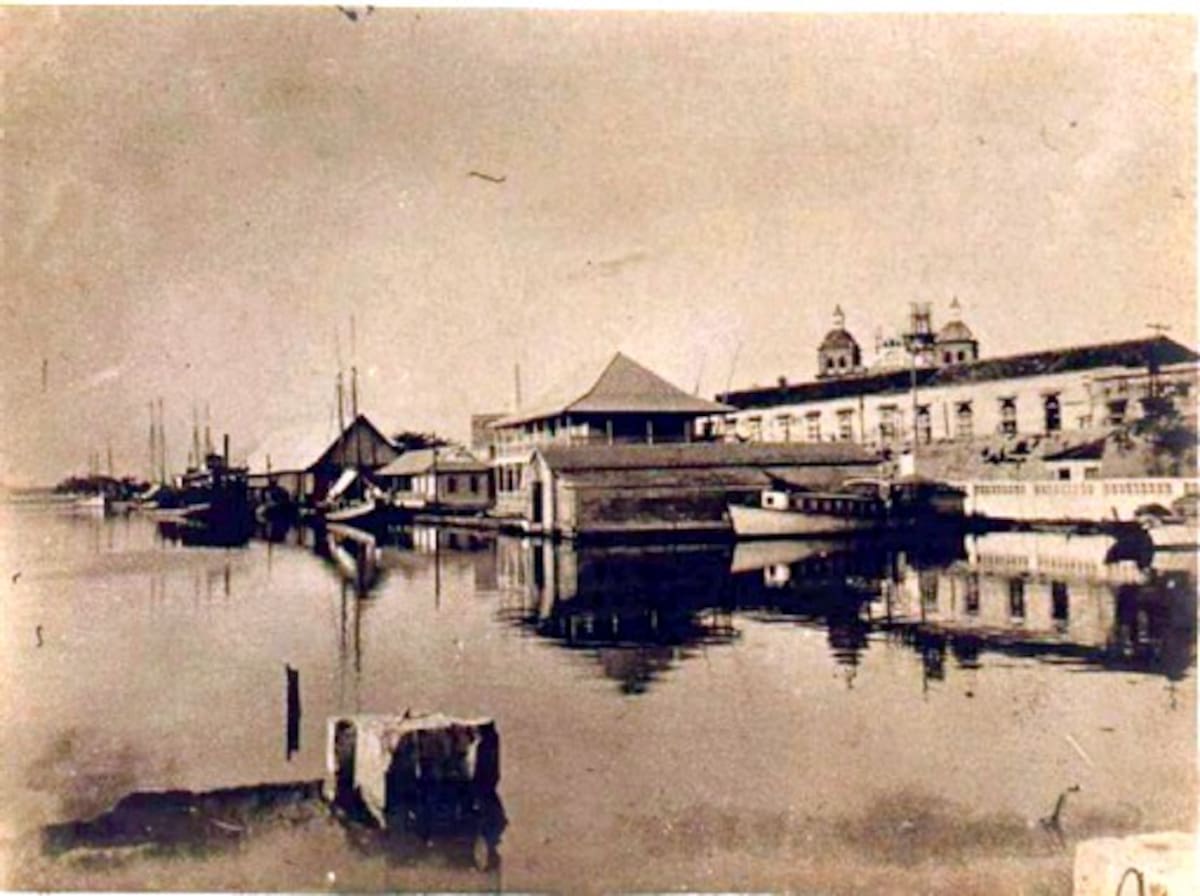 Muelle de los Pegasos en 1940.
