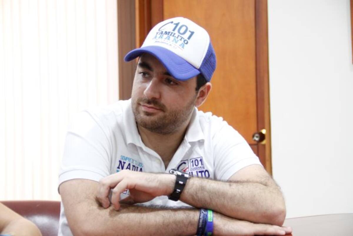 Yamilito Arana Padauí, candidato a la Cámara. Luis Aparicio