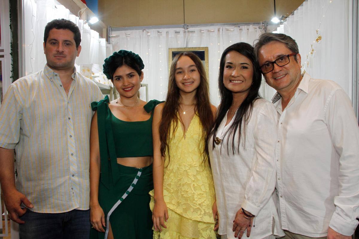 Eduardo Jasbón, Blanca Rhenals, Leticia Céspedes, Lucy Espinosa y Germán Céspedes.