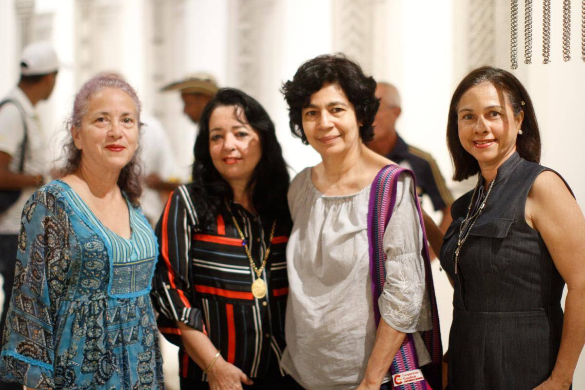 Belkys Camelo, Bernarda Rodríguez, Mónica Diago e Iridex Mercado.