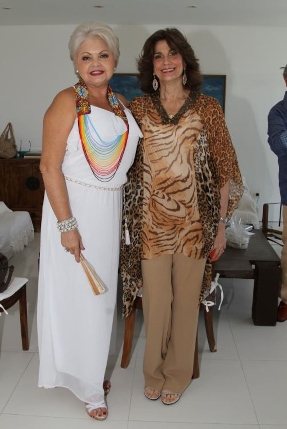 Marlene Pombo y Belinda Gómez.