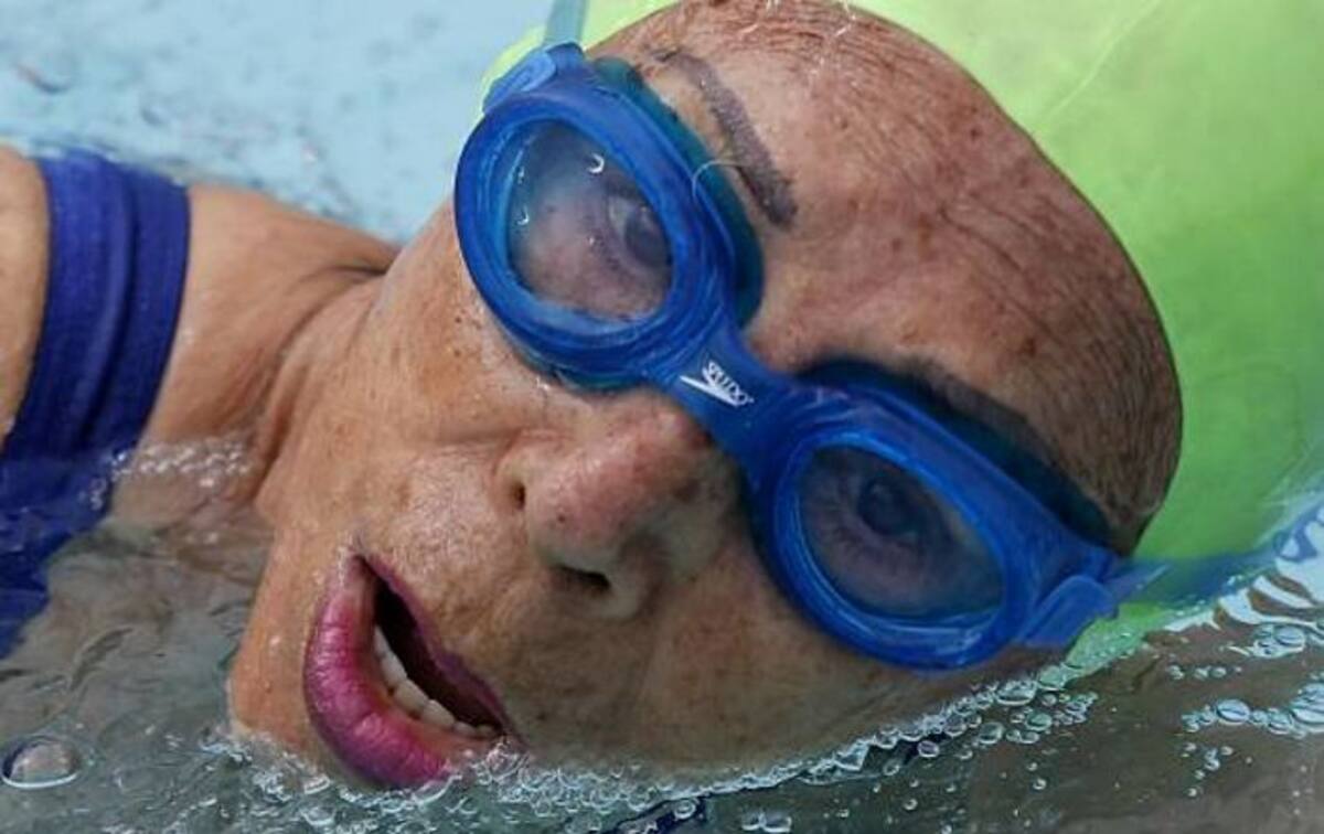 Rosa María Segura integra el equipo Acalli y participa en el máster de natación en Medellín. COLPRENSA
