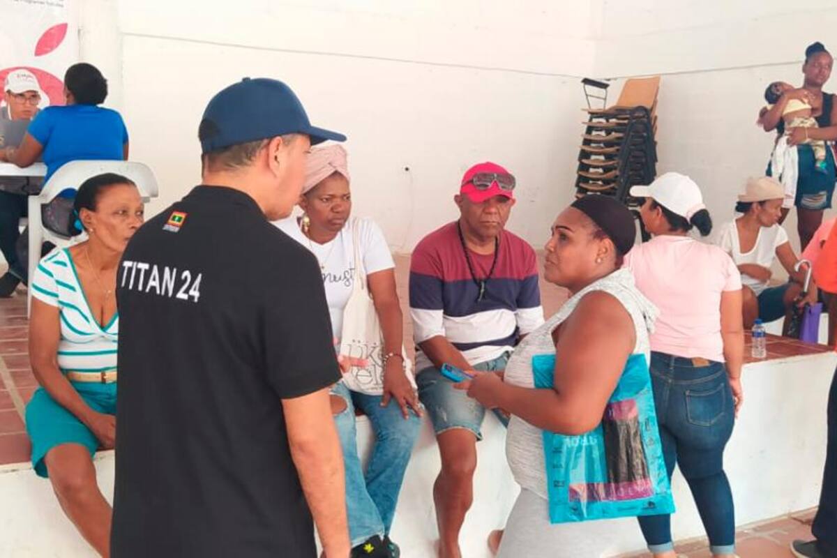 Realizaron jornada de atención social en el corregimiento de Santa Ana