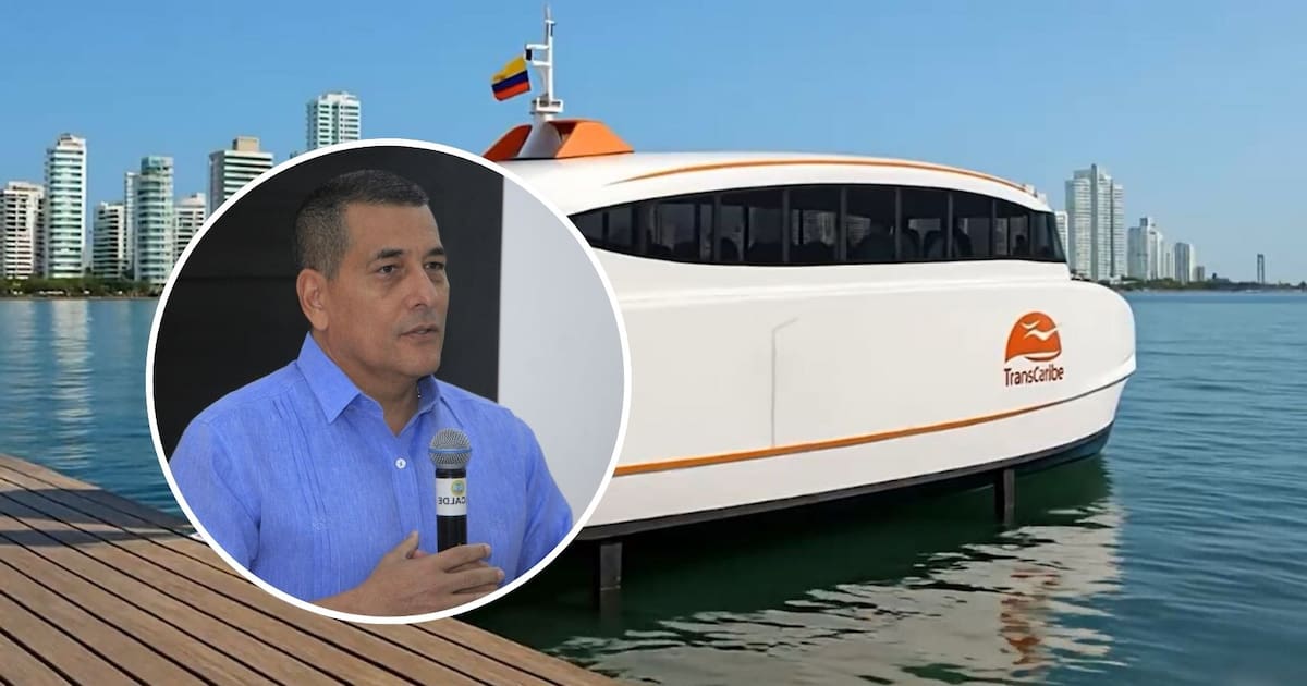 Aquatic Transcaribe has a date: Dumek Turbay's plan to move Cartagena by water