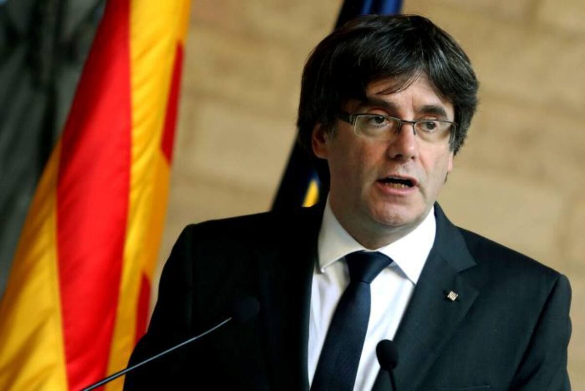 Carles Puigdemont, el presidente regional catalán. EFE