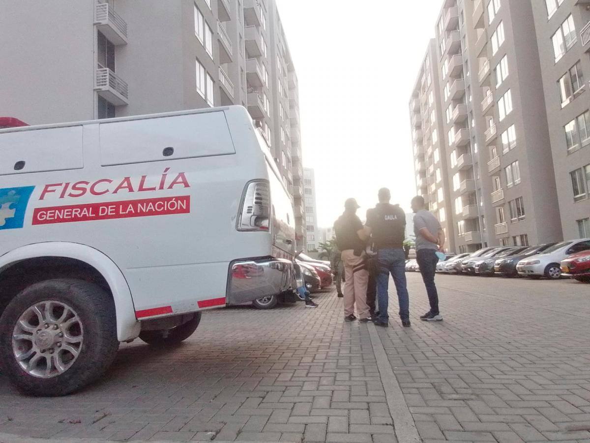 Apartamento donde fueron neutralizados alias ‘Nico’ y alias ‘Jordán’. // Cortesía Policía