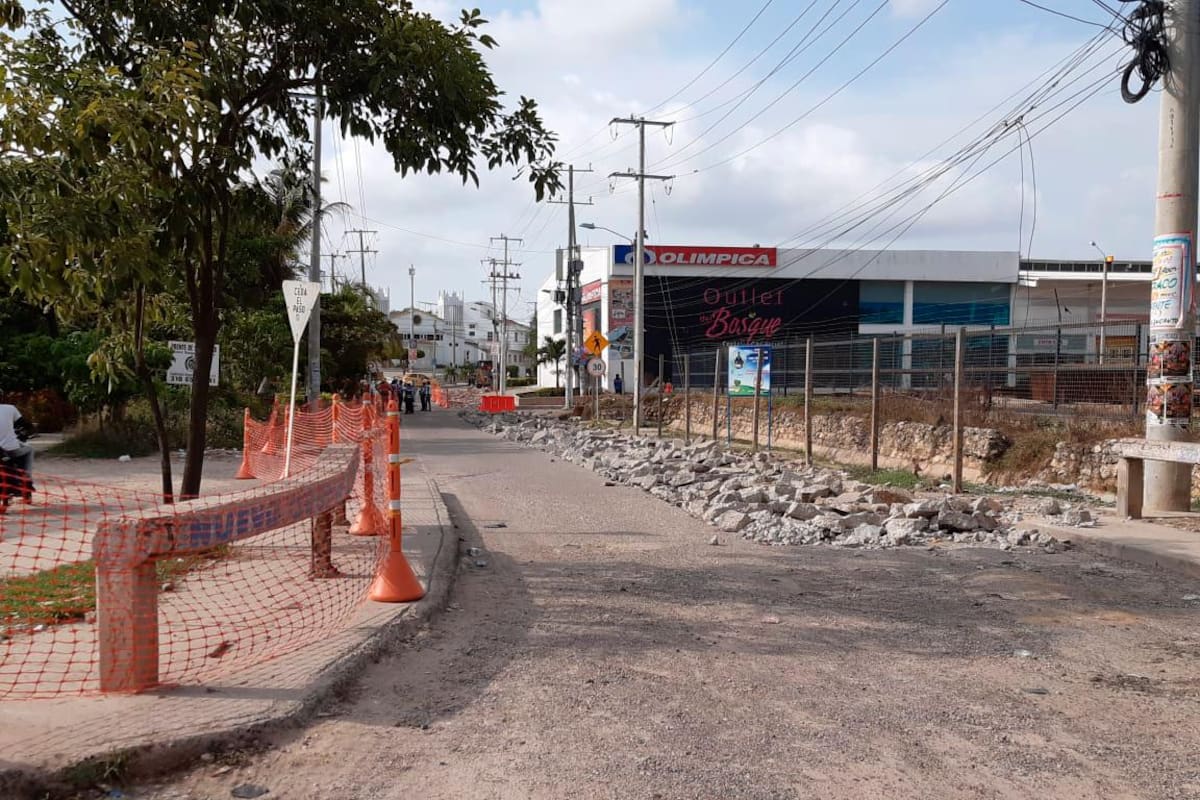 Transcaribe arranca obras en dos vías más de Cartagena