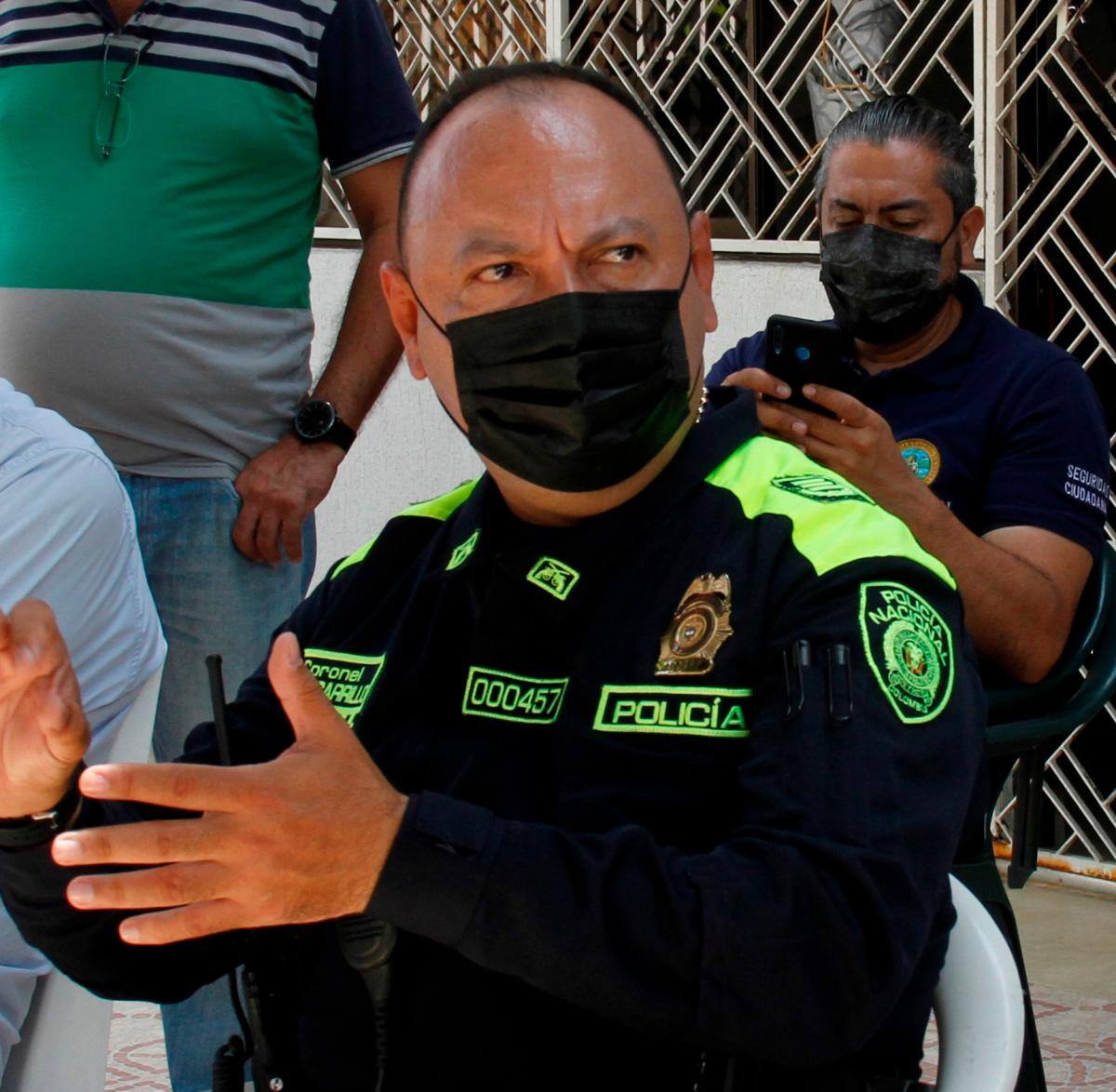 Coronel Jorge Carrillo, subcomandante de la Policía.