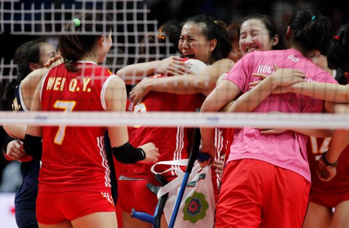 China venció a Italia y se clasificó a la final. AP Felice Calabro'