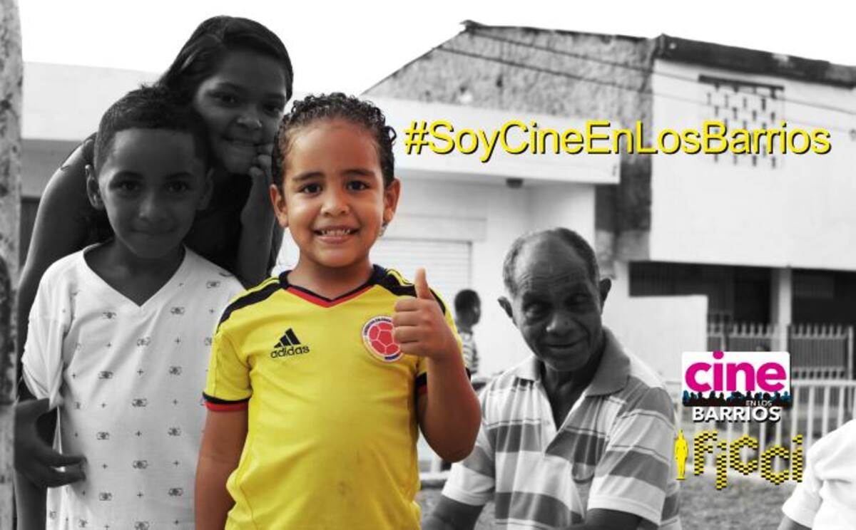 Cine en los barrios. CORTESÍA.