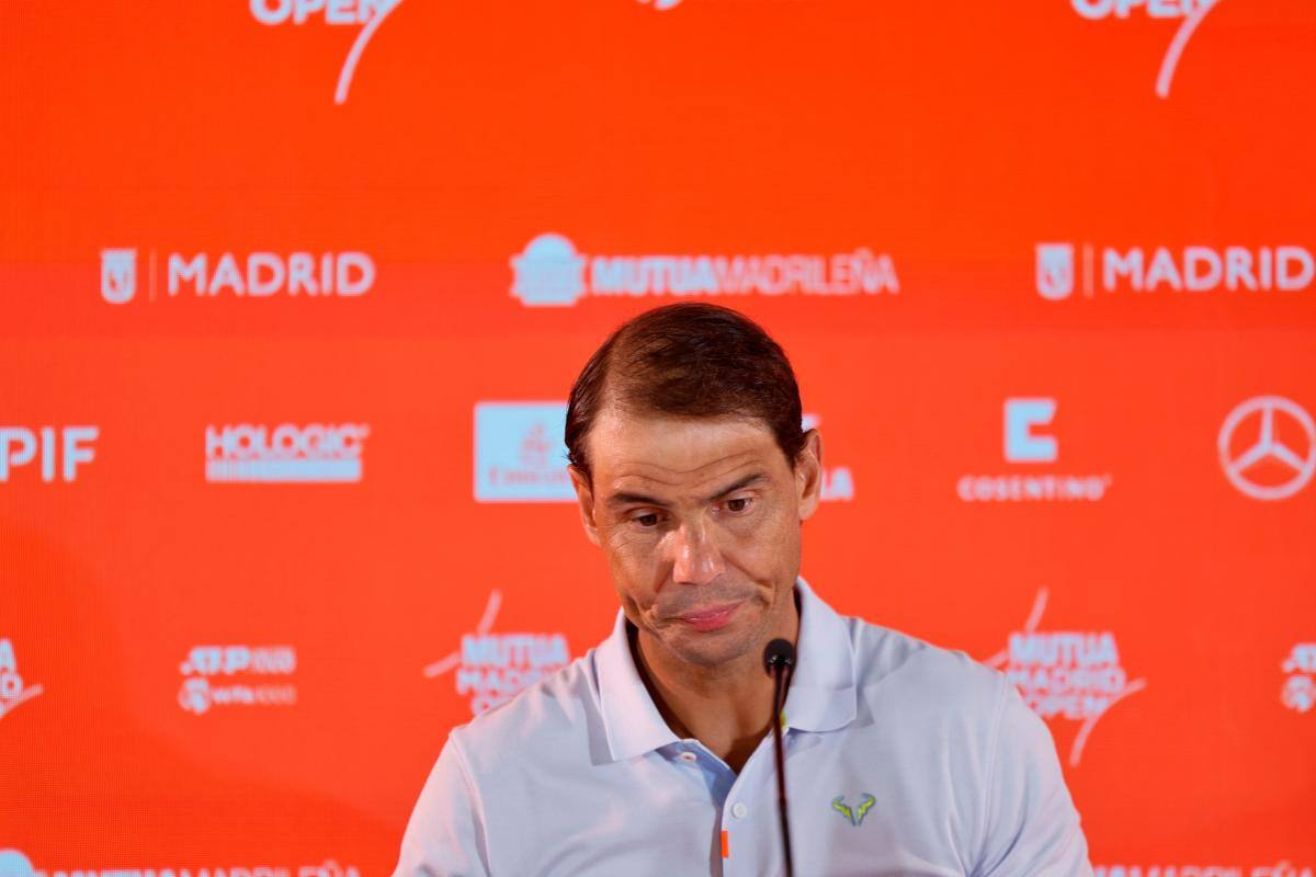 Nadal admite que no está a plenitud para jugar en Madrid