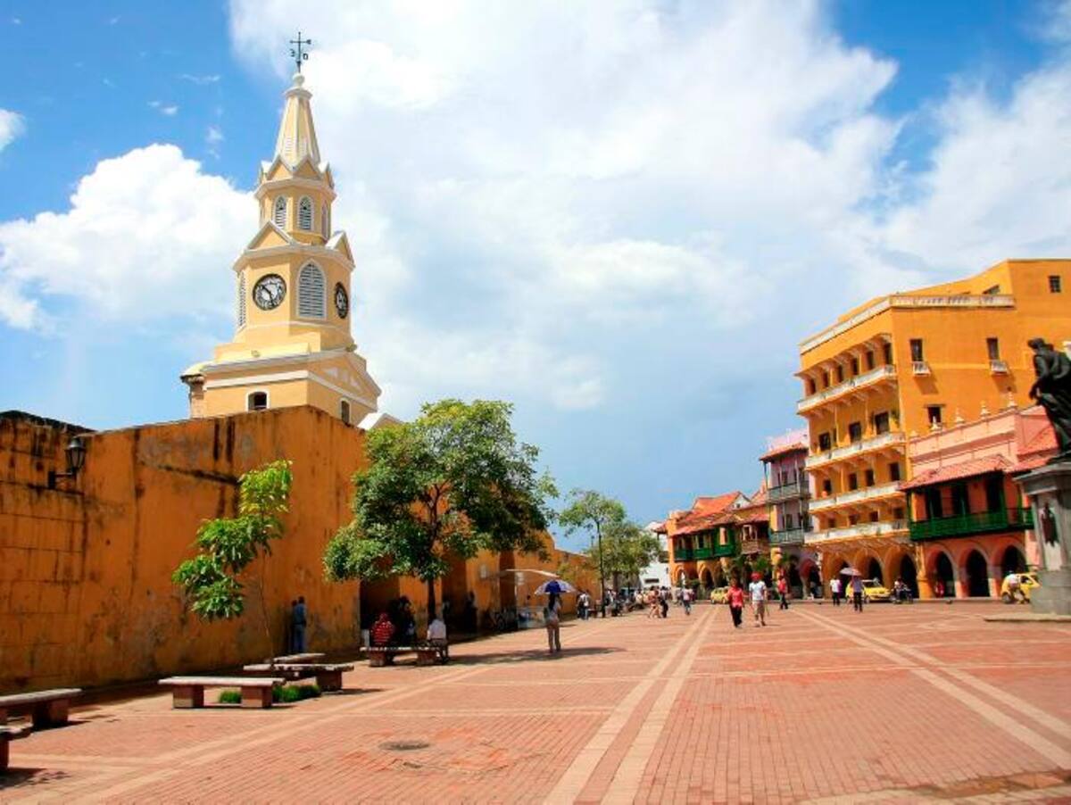 En la Plaza de los Coches se transmitirá la posesión presidencial, según indicó William Dau, alcalde de Cartagena. // El Universal