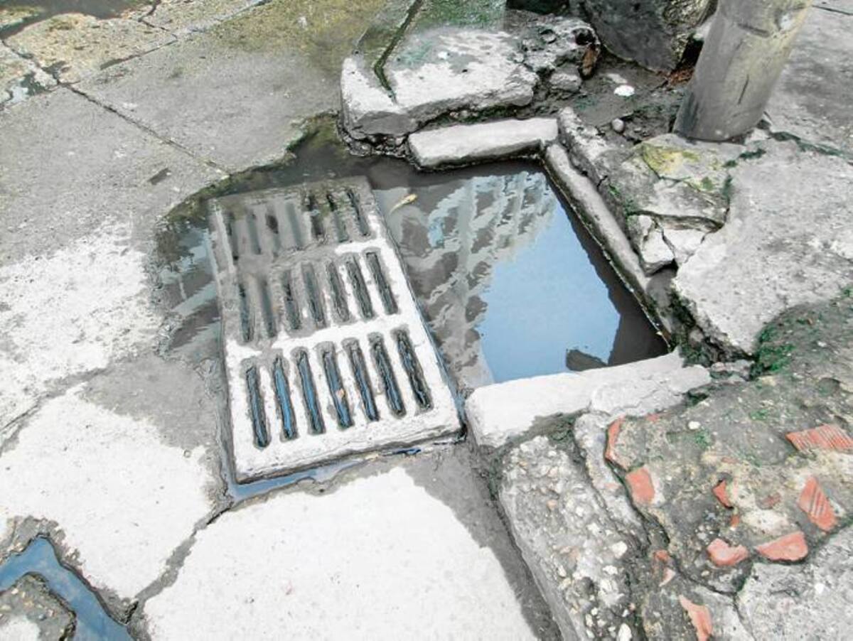 Los drenajes de la Avenida Almirante Brion están taponados.
