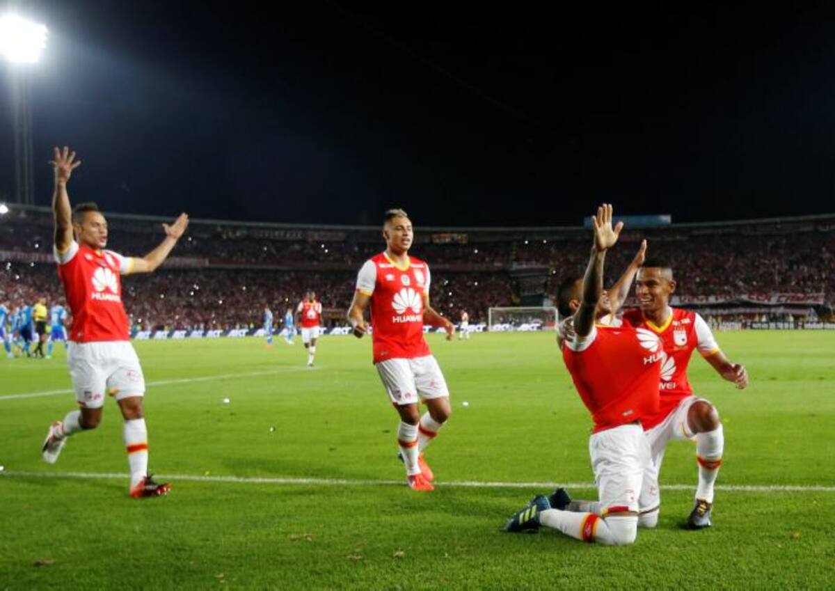 El Independiente Santa Fe venció al River Plate en el partido del torneo amistoso Copa Campeones de América jugado en Miami. AP.