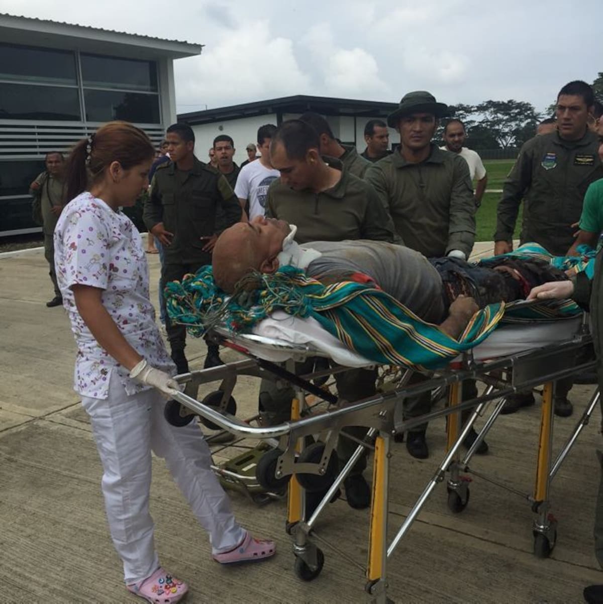 El capturado herido fue trasladado a una clínica en Montería. EL UNIVERSAL
