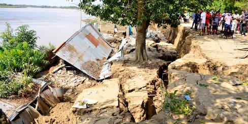 Piden reubicación de 114 familias por riesgo de inundación en Magangué