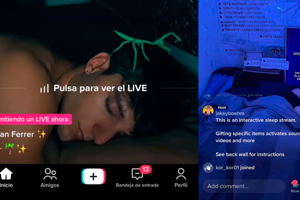 ¿Les pagan por dormir en vivo? Sleepfluencers, la nueva tendencia de TikTok